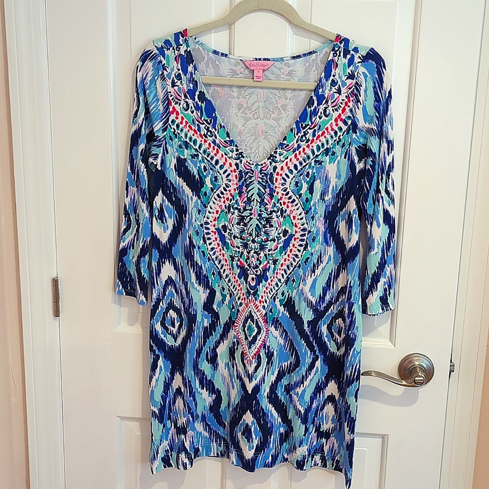 Lilly Pulitzer Long Sleeve mini dress, size small